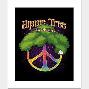 Hippie tree Posters and Art